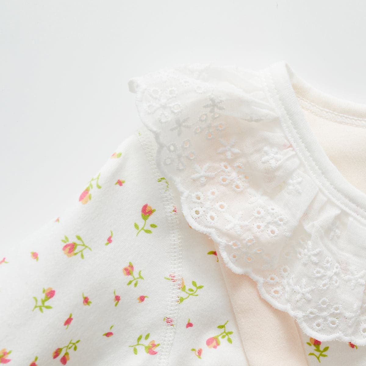 0〜18ヶ月 ロンパース Cotton Faux Two-Piece - 5